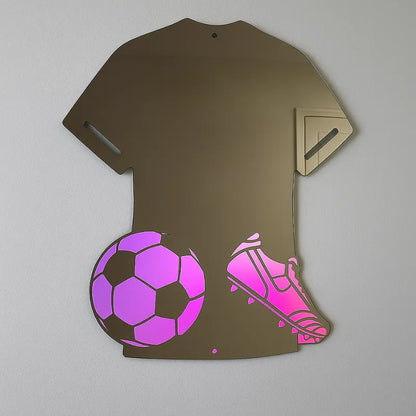 LumiGoal™ - Maillot Miroir LED Personnalisé