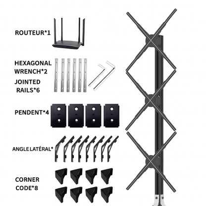 Ventilateur Holographique 3D