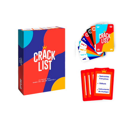 Crack List – Le Jeu de Cartes Hilarant pour Toute la Famille