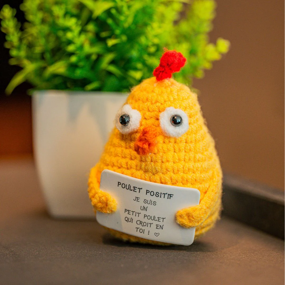 Poulet Positif™ — La petite mascotte qui illumine tes journées