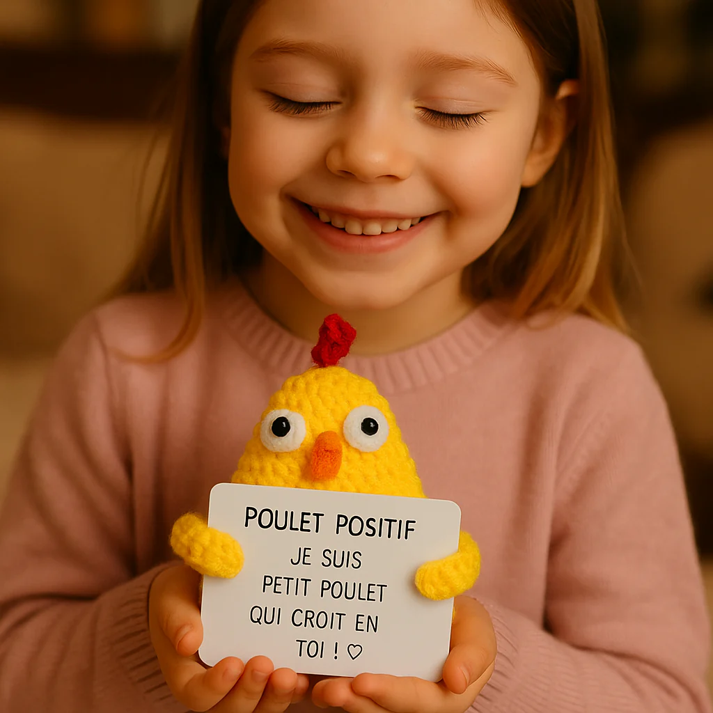 Poulet Positif™ — La petite mascotte qui illumine tes journées