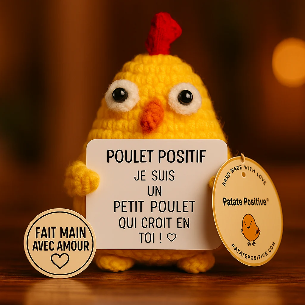 Poulet Positif™ — La petite mascotte qui illumine tes journées