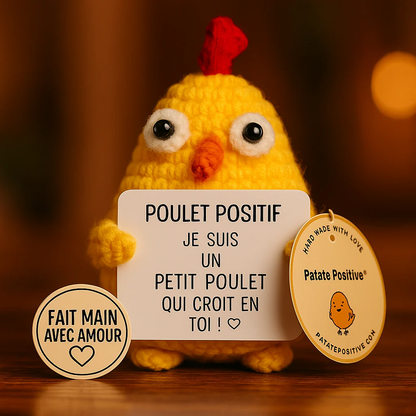 Poulet Positif™ — La petite mascotte qui illumine tes journées