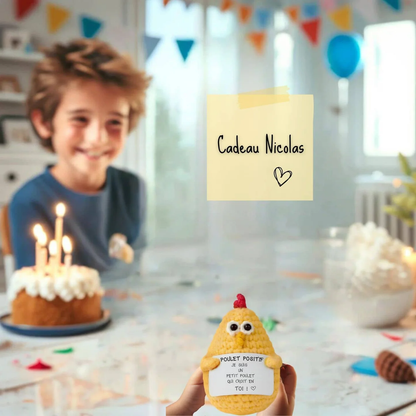 Poulet Positif™ — La petite mascotte qui illumine tes journées