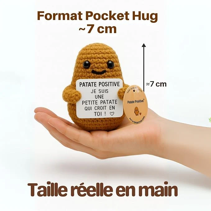 Patate Positive™ — Le petit porte-bonheur qui illumine vos journées