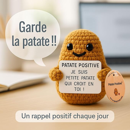 Patate Positive™ — Le petit porte-bonheur qui illumine vos journées
