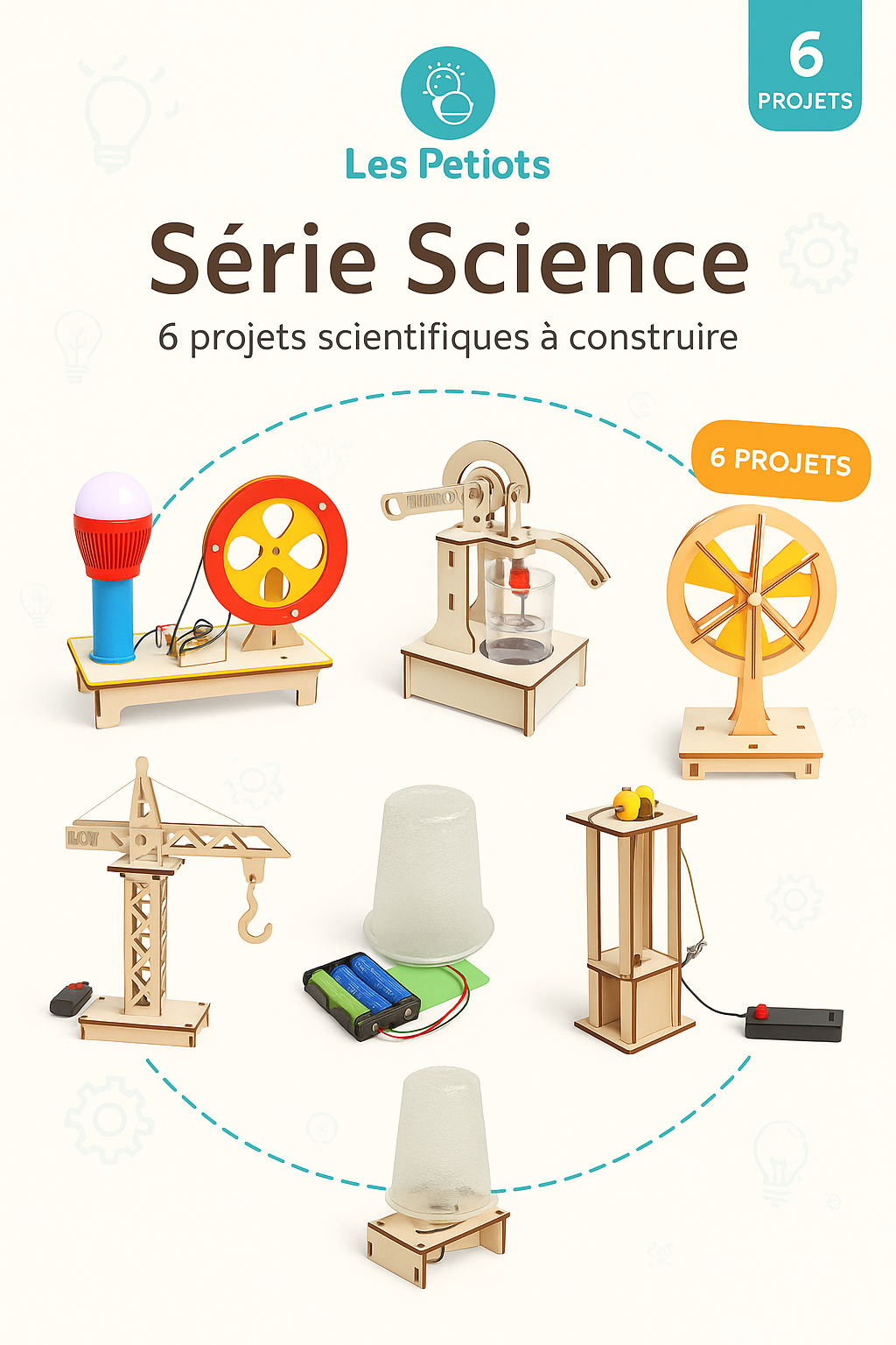 Kit de Construction STEM en Bois pour Enfants | Les Petiots™