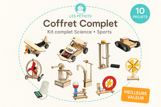 Kit de Construction STEM en Bois pour Enfants | Les Petiots™
