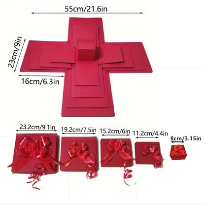 ⏰ Vente Limitée de Noël -60% !! 🎄 Plus de 50 000 Vendus ! 🎁✨ Kit de Boîte Cadeau Surprise Explosion