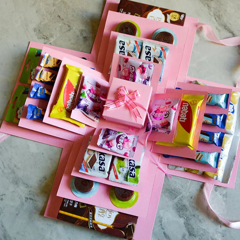 ⏰ Vente Limitée de Noël -60% !! 🎄 Plus de 50 000 Vendus ! 🎁✨ Kit de Boîte Cadeau Surprise Explosion